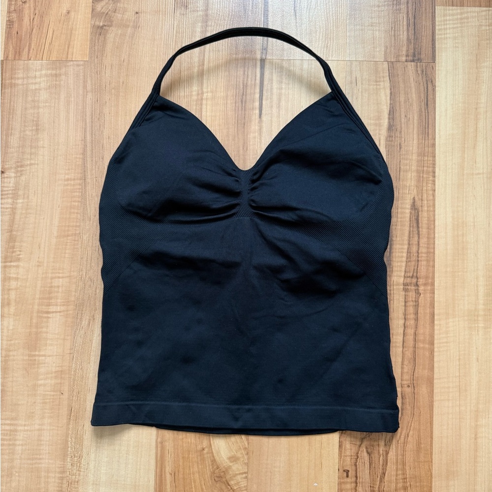 Black Women's Tank Top Halter Style